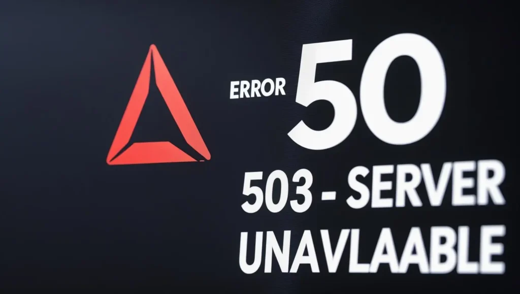 Server error message on Magis TV screen