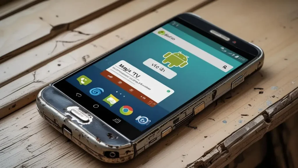 Magis TV v2.0 running on an older Android phone with stable UI